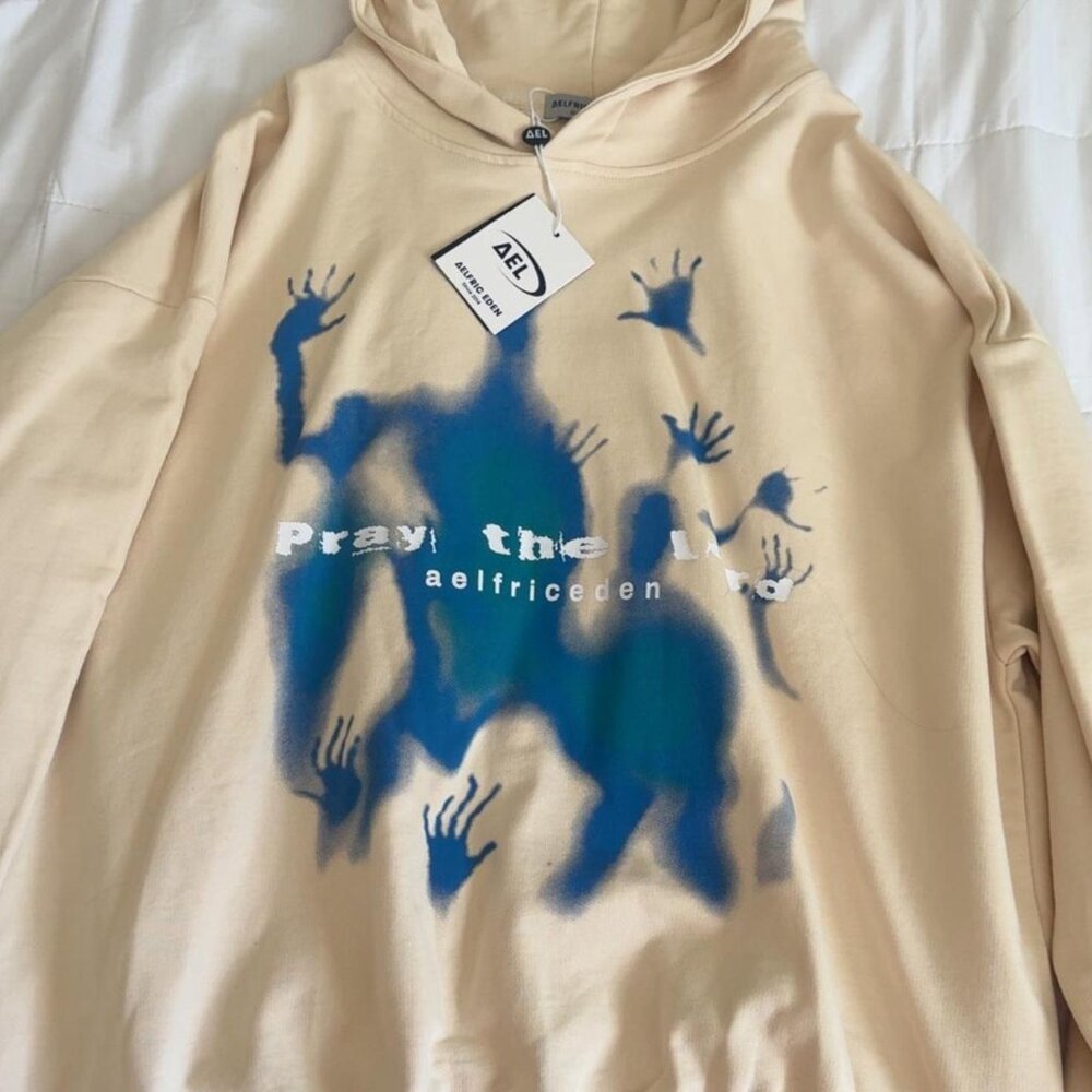 Aelfric Eden Graphic Pray The Lord Oversized Unisex Hoodie